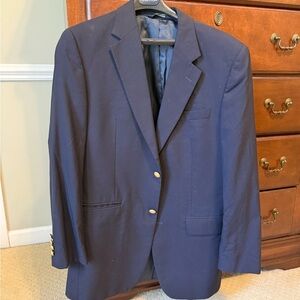 Jos. A. Bank Navy Blazer with Gold buttons
